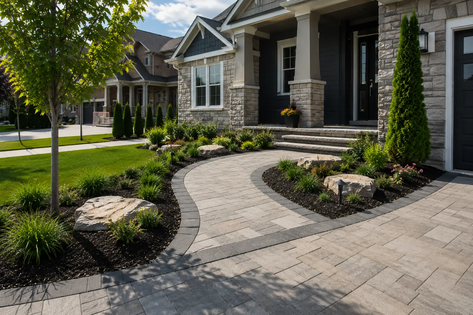 Retaining Wall & Steps Aurora